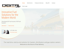 Tablet Screenshot of digitalfuelsolutions.com